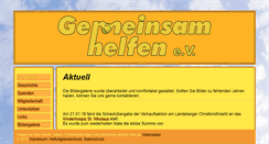 Desktop Screenshot of gemeinsam-helfen.de